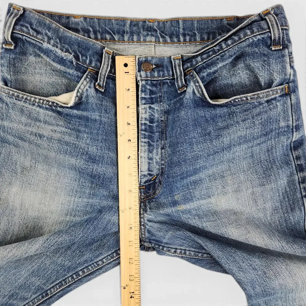 Vintage Levi's 646 Jeans Mens Fits 32x30 Orange Tab Flared Made in USA Talon Zip